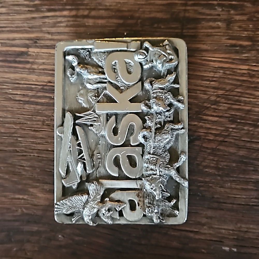 Alaska belt buckle